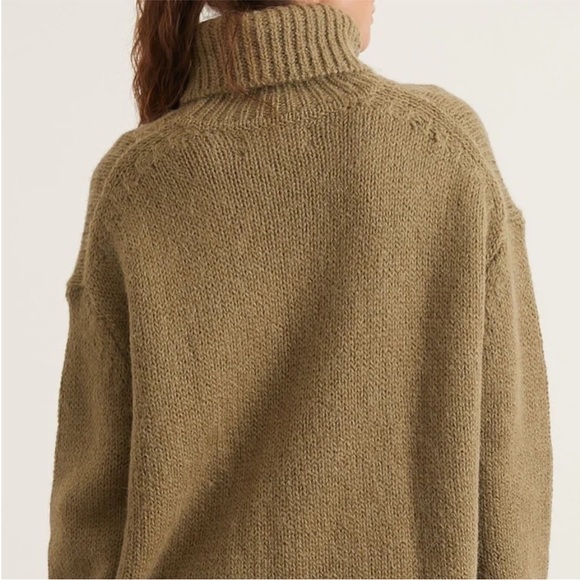 Samsoe Molli Turtleneck Pullover Sweater Size XS/S NWT Covert Green - Picture 4 of 6